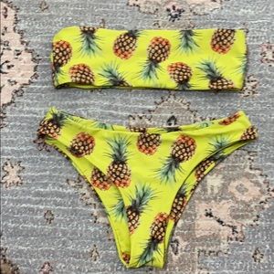Bandeau Pineapple ZAFUL Swimsuit